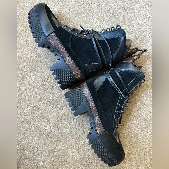 Louis Vuitton Black and Brown Women's Boots - Picture 7 of 7